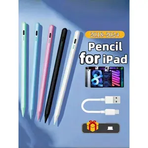 Compatible With Ipad Stylus Pencil 2024 IPad Air 11 Air 13 M2 Pro 13 11 M4 5/6/7/8/9/10th Gen Air 3/4/5 Mini 5 6 With Palm Rejection Touch Screen Pen