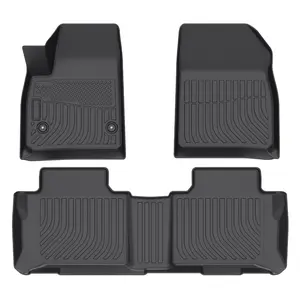 KELCSEECS Cadillac XT5 2017-2026 Floor Mats & Cargo Liners, All Weather Protection TPE Duty Non-Slip Custom Automotive, Front & Rear Row & Trunk Mats, Accessories, Waterproof, Easy to Clean, Eco-friendly Material,TPE carmats