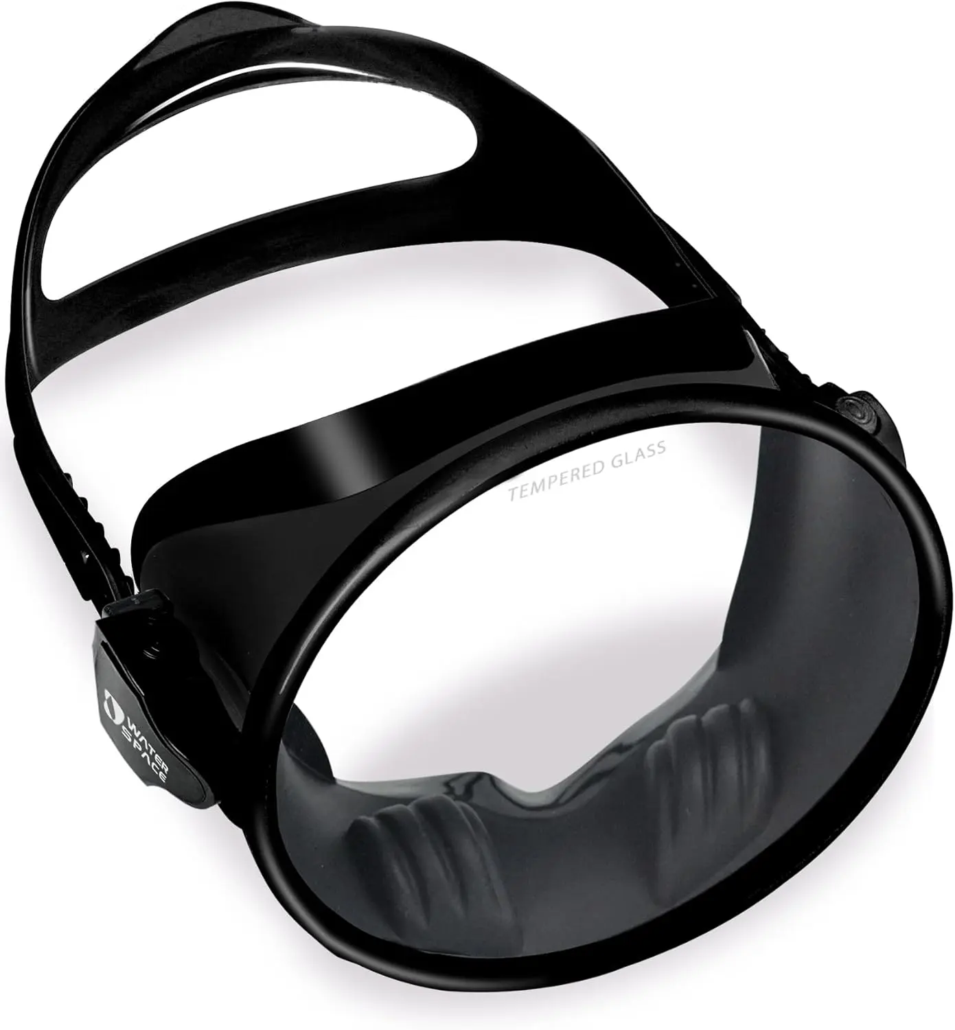 Oval Diving Mask, Retro-Style Sport Panoramic Wide-View Scuba Goggles with Tempered Glass Lens for Adults, Diving Gear Water Space