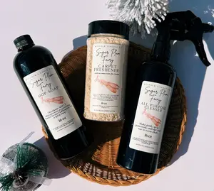 Christmas Holiday Winter Cleaning Bundle | Mop Soap, Carpet Freshener & All Purpose Cleaner | Pet-Safe - Seasonal Scents | Limited Edition Gift Deodorizing Set