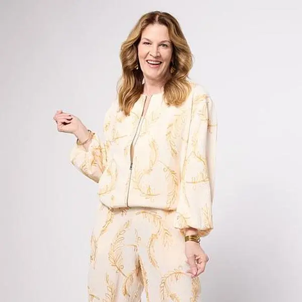 G by Giuliana Back Label Woven Embroidered jacket