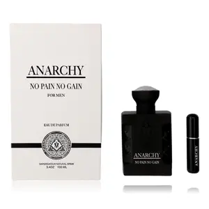 King of Kings No Pain No Gain Unisex EDP Spray - 3.4 oz, Bold, Spicy, Woody & Earthy, Amber Warm Base, Ideal for Nights Out