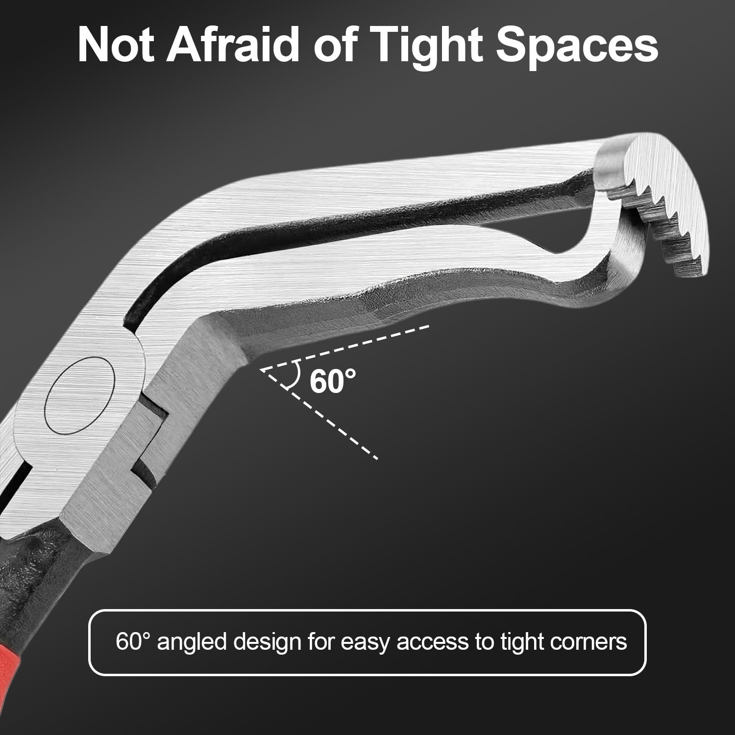 Angled Wire Cutter for Separating Removing Terminal Connectors Wire Harness Terminal Removal Tool for Automotive and Household Repairs