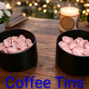 Small Coffee Candle Tins