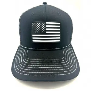 New trucker hat, American flag hip-hop cap, baseball cap, personalized duckbill cap