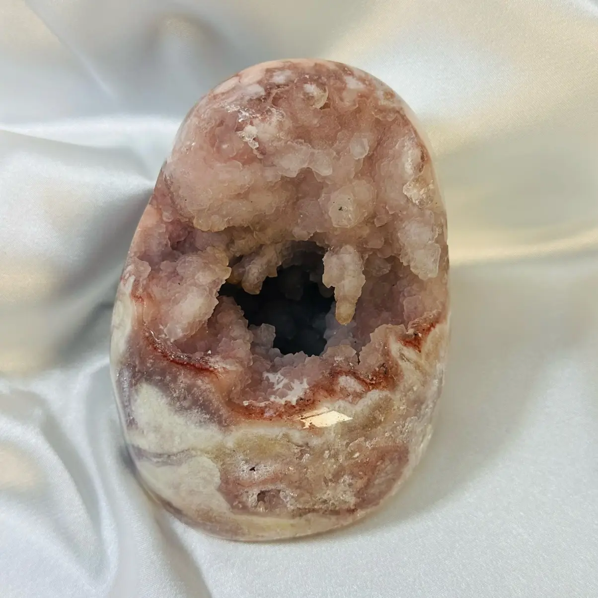 Authentic Stunning Druzy Pink Brazilian Amethyst