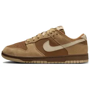 Nike Dunk Low Women's Brown Sneakers with Soft Comfort, Thin Sole, and Slip-Resistant Wear Trending Shoes, House White Official Shoes to Get / Maison Mihara Verifiable, with credentials and supporting global authentication