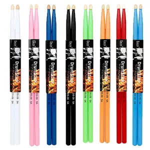 5A Jazz Drum Sticks, 1 Pair Maple Wood Drum Sticks, Drumsticks for Jazz Drum, Percussion Drum Accessories for Home & Studio