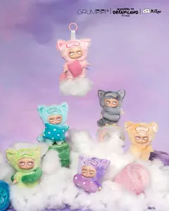 Sleepless Grumpipi V2 Whispers To Dreamland Series 2 Plush Blind Box Bag Pendant/Keychain