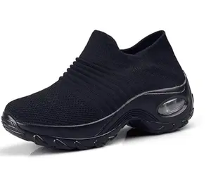 Dancing Shoes - Korean Style Slip On Summer Shoes with Mesh Cloth Upper & Polyurethane Sole for Daily Wear