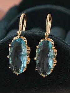 Geometric Oval Dangle Earrings, Elegant Jewelry for Women for Party, Daily Clothing Decor, Trendy All-match & Exquisite Jewelry for Birthday Gift