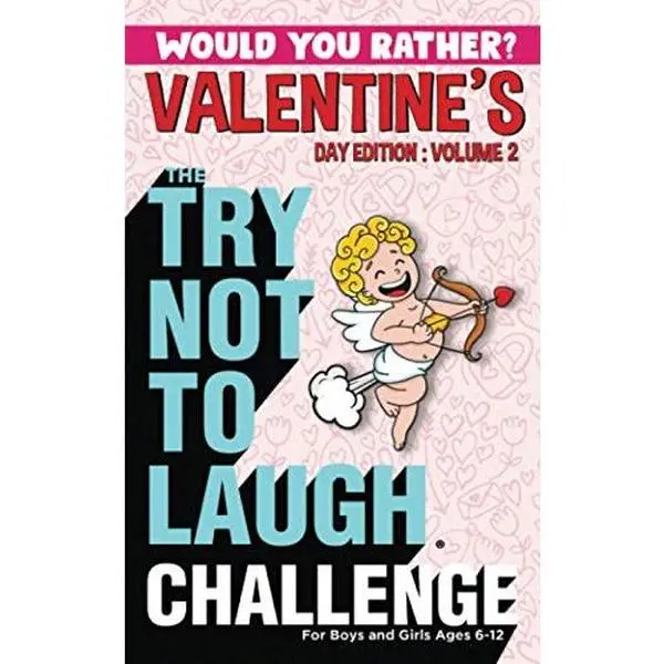 Used Softcover Book - The Try Not To Laugh Challenge: Would You Rather? Valentine's Day Edition Volume 2 (78 Pages, English) - Try Not To Laugh Challenge Group for Ages 6-12 by Crazy Corey (Used Condition Ratings)