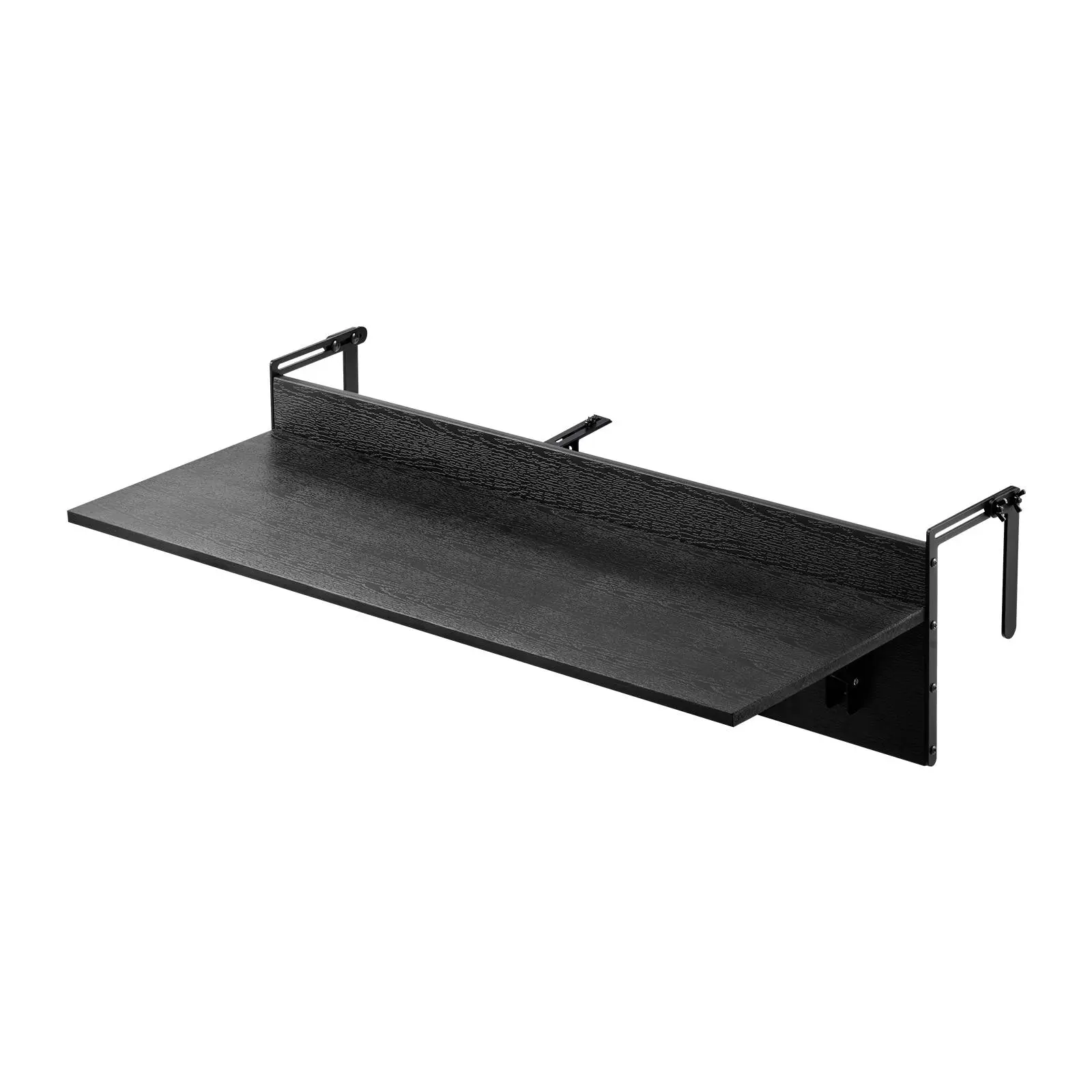 VEVOR Balcony Hanging Table,  , 12 x 48 in Folding Balcony Railing Table, Outdoor Balcony Bar Table for Railings, 50 lbs Loading, Fit Railing from 1" to 5.9", Serving Table for Patio & Deck,home decor,camping essentials#BacktoSchool