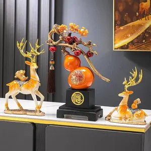 New Chinese persimmon all the best persimmon decoration gourd living room moving gift decorations housewarming gift