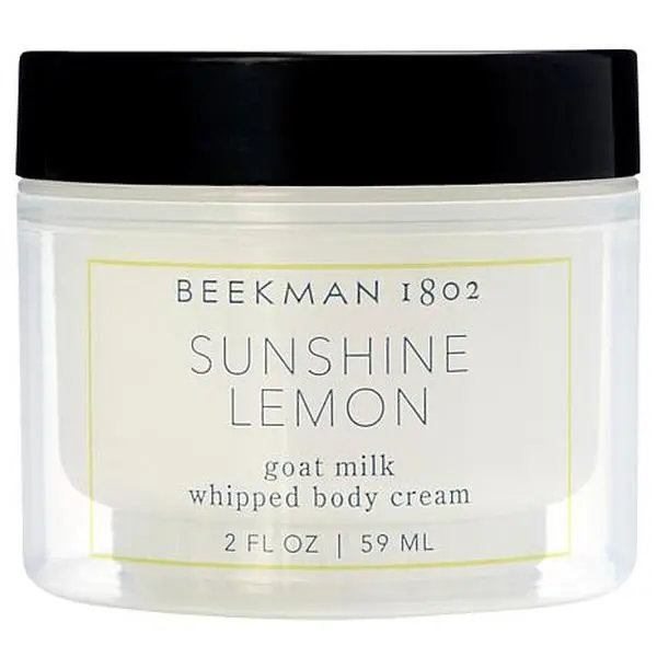 Beekman 1802 Goat Milk Sunshine Lemon Travel-size Body Cream