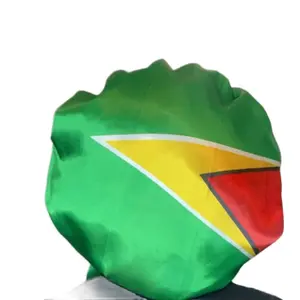 Custom Guyanese flag print bonnet-Fashion Accessory