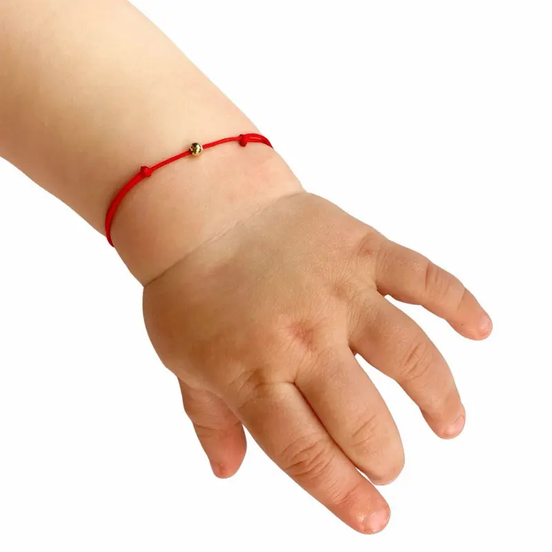 Red String Baby Bracelet – Lucky Protection Bracelet, Handmade Gift for Newborn, Infant & Toddler