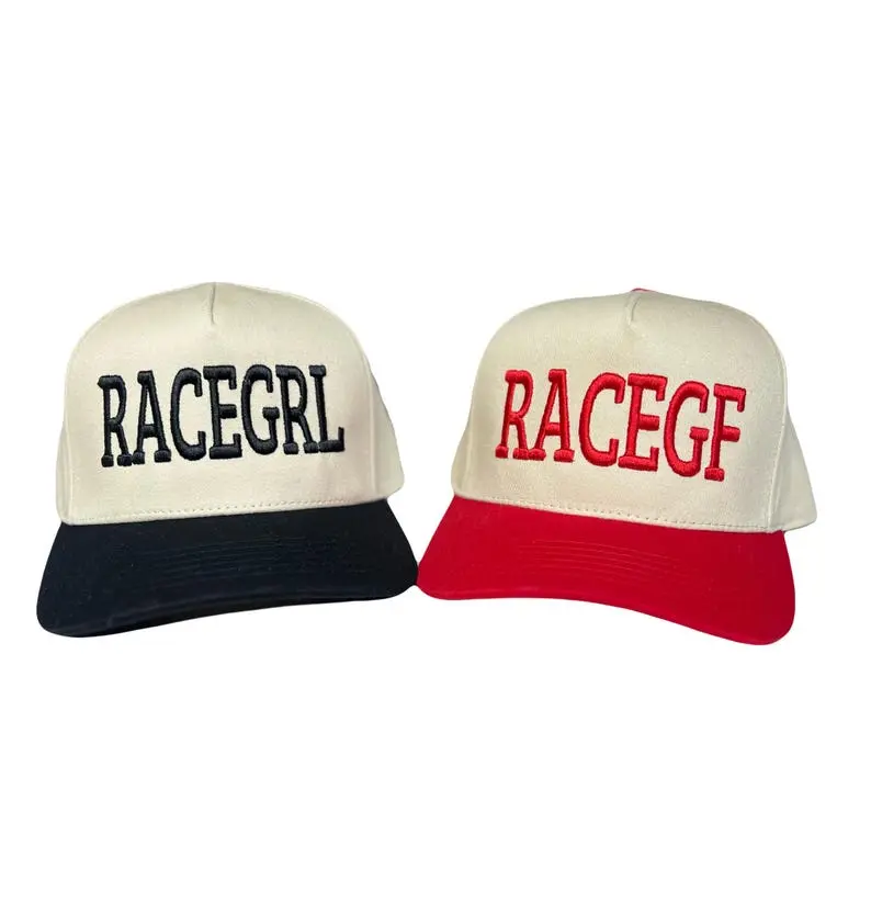 Embroidered Trucker Hats, Motocross, Gift for her, Dirt track