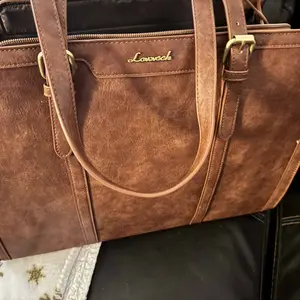 【Valentine's Day Gift】LOVEVOOK Canvas Laptop Tote Bag 15.6 & 17.3 inches for Women with Clutch Purse, Lightweight Tote Bag with 2 Cup Holder, Purses for Women, Computer bag for Work, Office, Casual.  TikTokShopFebruaryStockUp