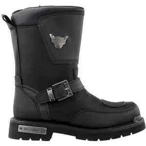 HARLEY-DAVIDSON FOOTWEAR Mens Shift Motorcycle Casual Boots Mid Calf - Black
