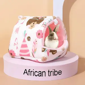 Cozy Cartoon Hamster Nest & Small Pet Hideout