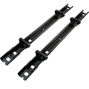 KUAFU Seat Bracket Compatible with 2015-2023 Ford Transit 2 Person Bench Seat Floor Track Bracket Black 2Pcs