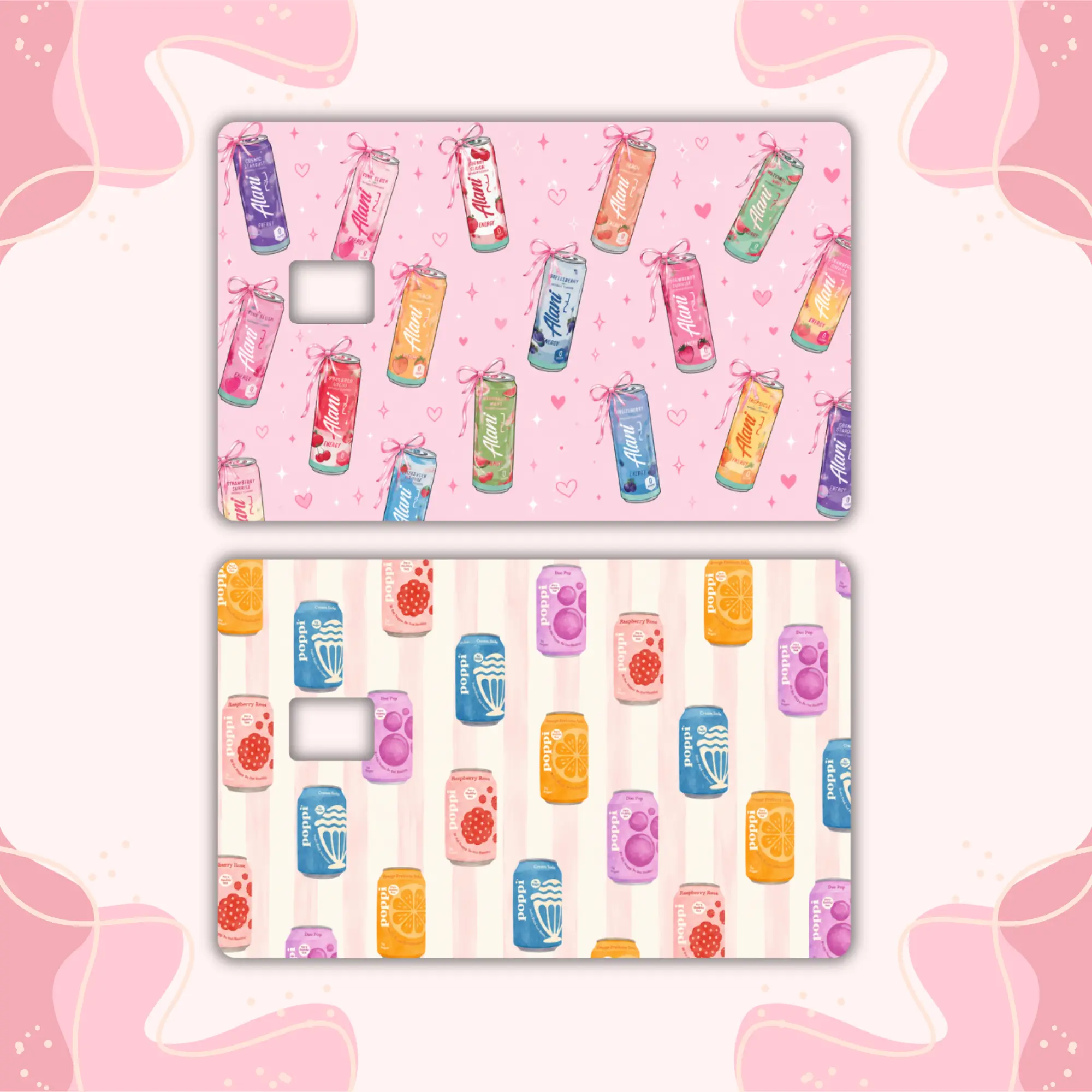 Sip & Sparkle Debit Card Skin Collection