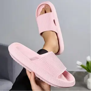 EVA Slides - Soft, Squishy, Waterproof Pillow Slides, Cloud Foam Platform Slippers with Running Shoe-Level Cushioning & Shock Absorption, Anti-Slip Comfort Slides for Indoor & Outdoor Use