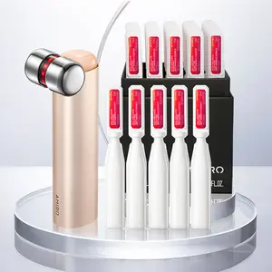 AMIRO HydraGlow Booster with PDRN Serum – 4-in-1 Red Light & Microcurrent Facial Lifting Device for Instant Glow, Skin Firming