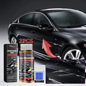 2pcs Universal Car Scratch Repair Wax Kit, Polishing & Waxing Scratch Removal Restoration Cream for All Vehicles - Compatible with Plastic Surfaces