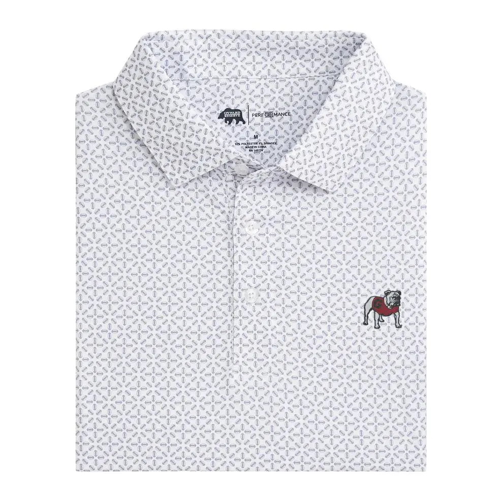 UGA Standing Bulldog Polo – Georgia Bulldogs Premium Game Day Shirt
