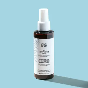 Bondi Boost HG Heat Protect Spray 125ml Ultimate Protection up to 450F with Natural Botanicals & Pro Vitamin B5 for Softness and Shine Thickening Mist