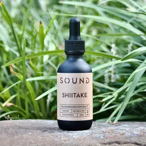 Sound Extractions: Shiitake Mushroom Extract Healthcare Supplement Fitness Edible Dietary Organic dietary supplement