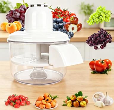 Electric Automatic Grape Peeler Machine, Garlic & Cherry Tomato Skin Remover Tool for Small Fruits, Easy Effortless Peeling for Home Kitchen Use (Blue, 1 Piece