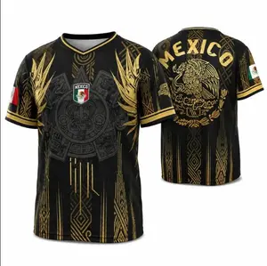 Men's Mexican Aztec Soccer Jersey - 2026 Mexico Football Jersey, Ideal Gift for Fans, Game Day Outfit Top, Mexico 2026 Jersey