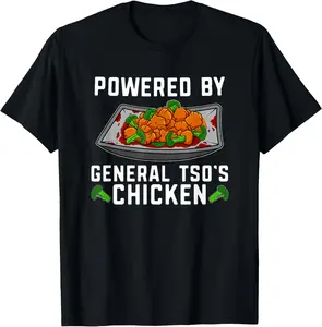 100% Cotton General Tso Chicken Lover Asian Chinese Food Foodie Humor T-Shirt