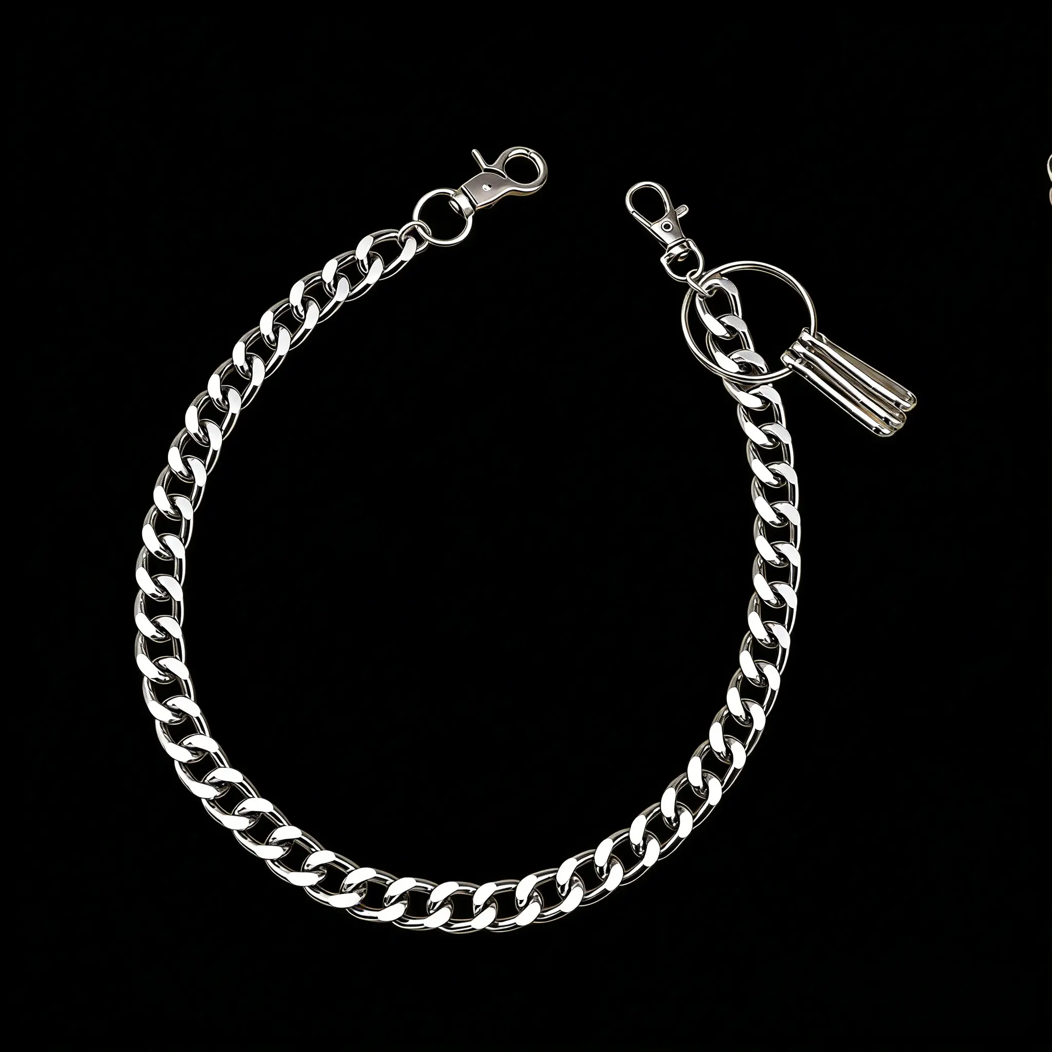 Wallet Chain - Wallet Chains for Men Women, Punk Trousers Pants Chain for Biker Heavy Chain Belt Goth Accessories Waistchain