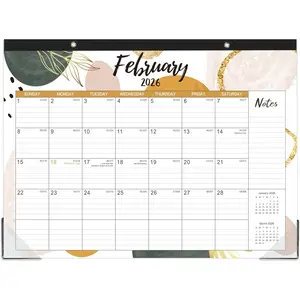 2026 Calendar - Desk Calendar 2026, JAN.2026 - DEC.2026, 12 Months Large Desk Calendar 14.6" x 11.5", Calendar 2026 with Corner Protectors, Large Ruled Blocks, Thick Paper, To-do List & Notes