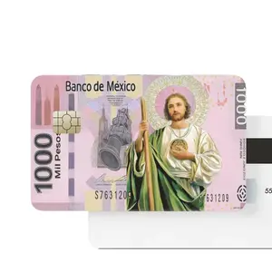 San Judas 1000 Pesos Card vinyl credit card skin cover for debit or credit cards