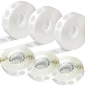 3300 count Glue Points, Double Sided Balloon Tape, Mini Removable Adhesive Clear Balloon Sticky Dots for Crafts, Balloons, Stick Photos, Wedding Decoration