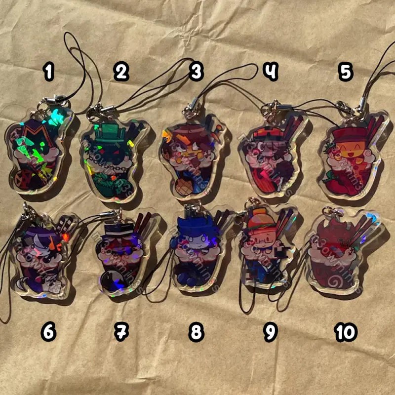 Roblox Forsaken Crepe Dessert Mini Charms 1inch