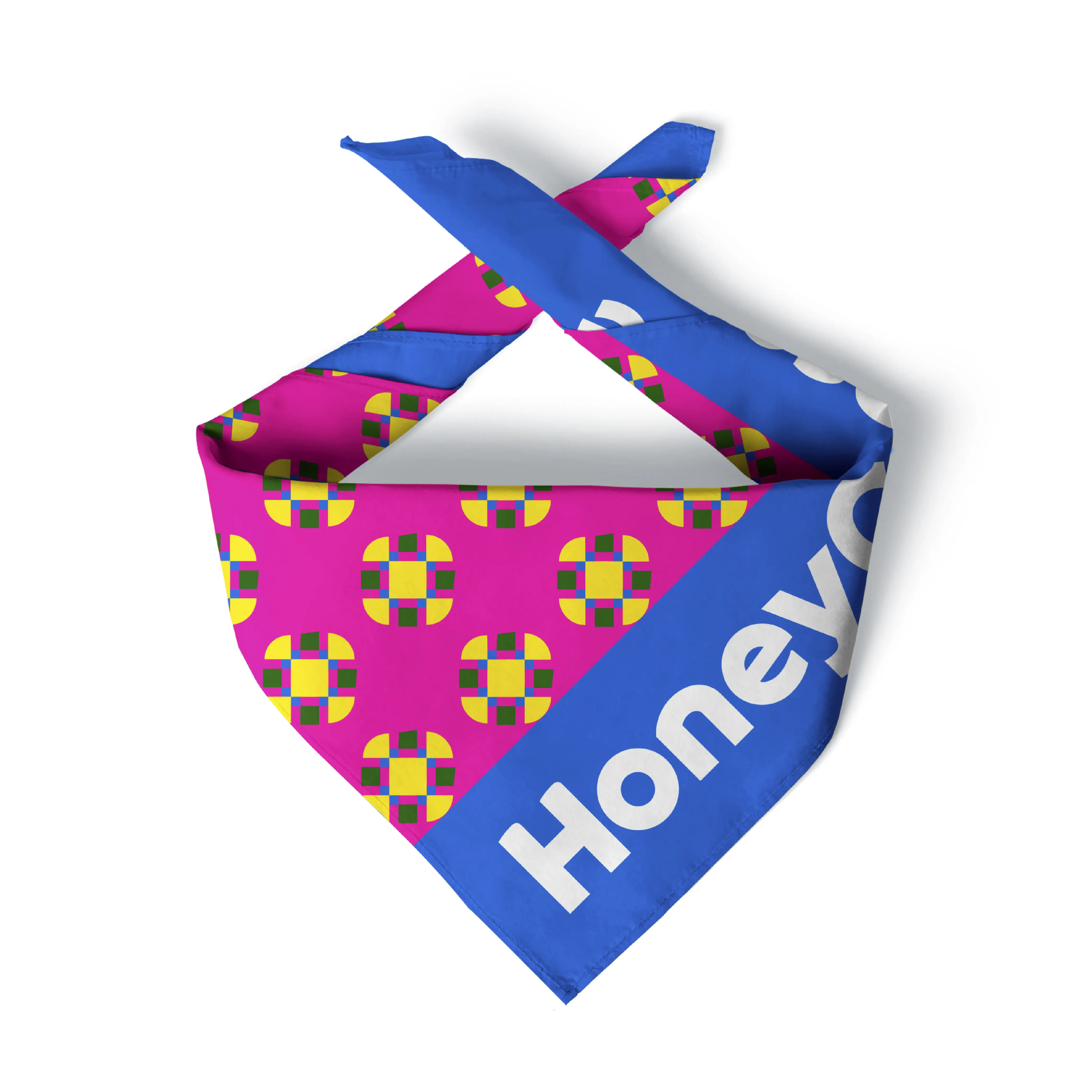 HoneyCare Pet Bandanas & Bow Ties - Quick Dry - Comfortable Fabrics - Dry & Cozy - Slide On The Collar Or Tie On - Washable