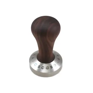 Ascaso Walnut Espresso Tamper - 58mm, Flat