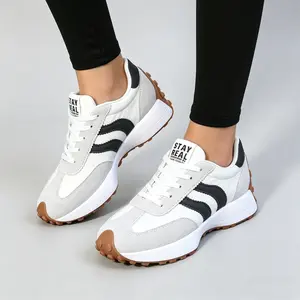 Trending women’s shoes for 2026: spring thick-soled viral sneakers for women with a non-slip gum sole; comfortable walking shoes for all-day wear; lightweight, breathable footwear; suitable for girls’ casual outings, perfect for fitness, work, school, and