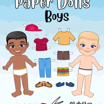 Boy Paper Doll Kawaii TikTok Shop