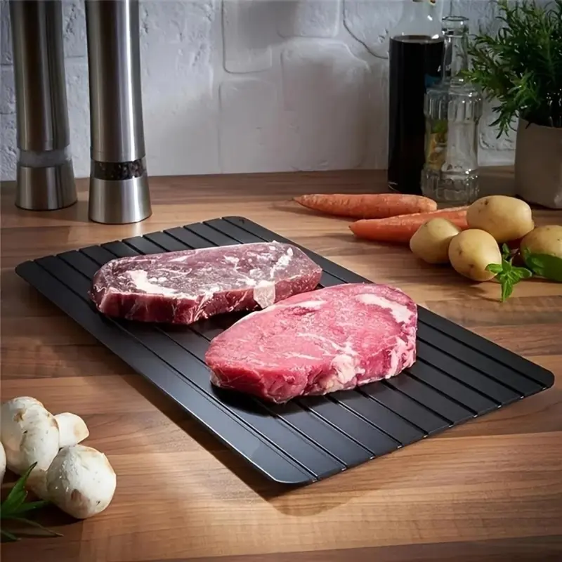1 Piece Multi-size Quick Defrosting Tray for Frozen Meat, Portable Meat Fruit Quick Defrosting Board, Kitchen Utensils & Gadgets