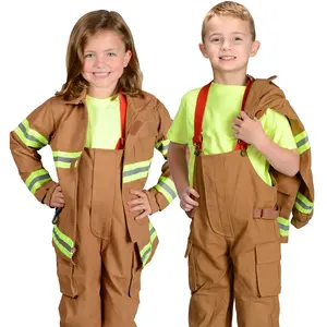 Jr. Firefighter Suit, Tan, Size 12/14