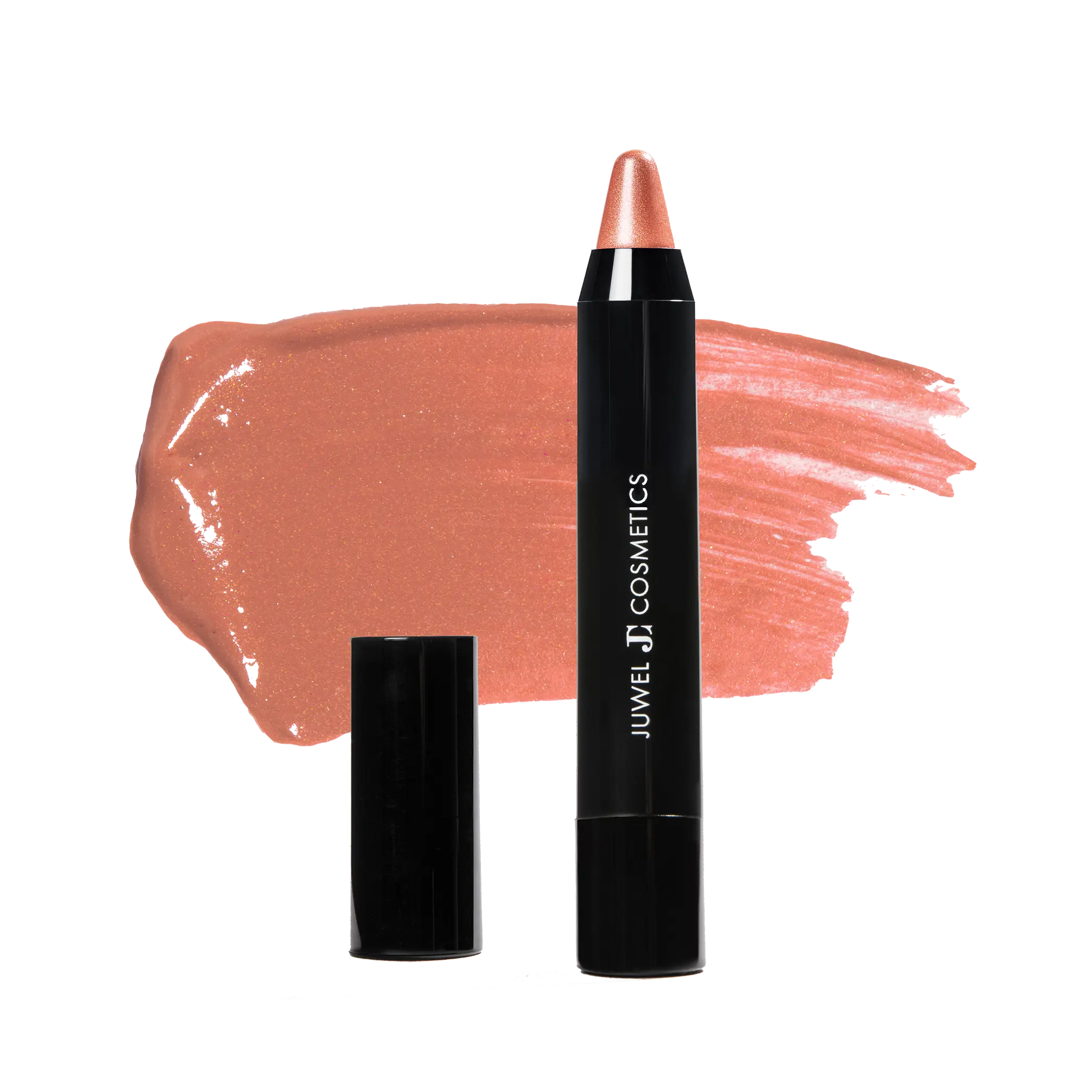 Juwel Cosmetics Retractable Lip Crayon, High Shine Long Lasting Lip Liner with Vitamins C & E, Shea & Cocoa Butter, Ultra Smooth Full Coverage Lipstick with Antioxidant Protection
