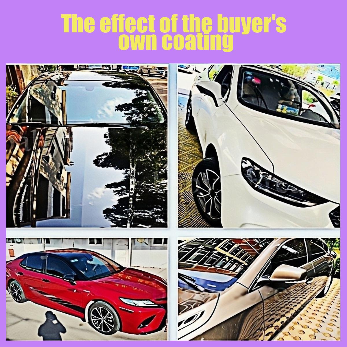 1L/33.82oz ultimate hydrophobic automotive paint, car maintenance exterior treatment, nano-coating kit, suitable for all vehicles - enhance paint durability and gloss.