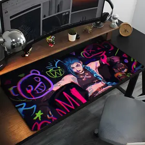 Arcane Game J-Jinx Vi Mouse Pad High Quality Natural Rubber Mouse Pad The Most Professional Washable Laptop Mouse Pad